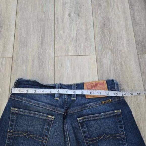 Lucky Brand dark blue Easy Rider dark blue size 0 classic bootcut, mid rise - Picture 8 of 14